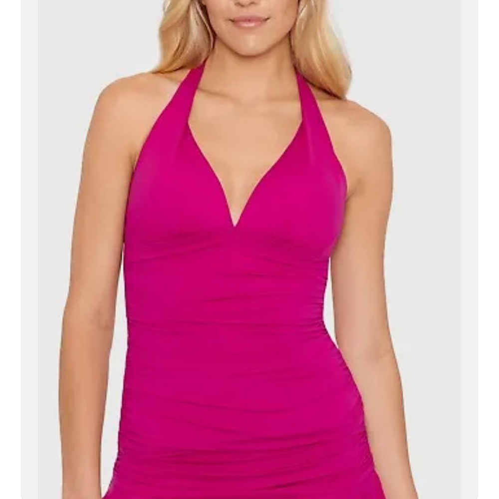 Pink 2 piece tied around neck 0059